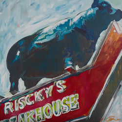 Riscky's Steakhouse Sign (20