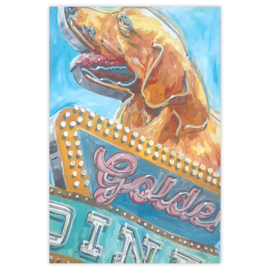Golden Diner Neon Sign (24